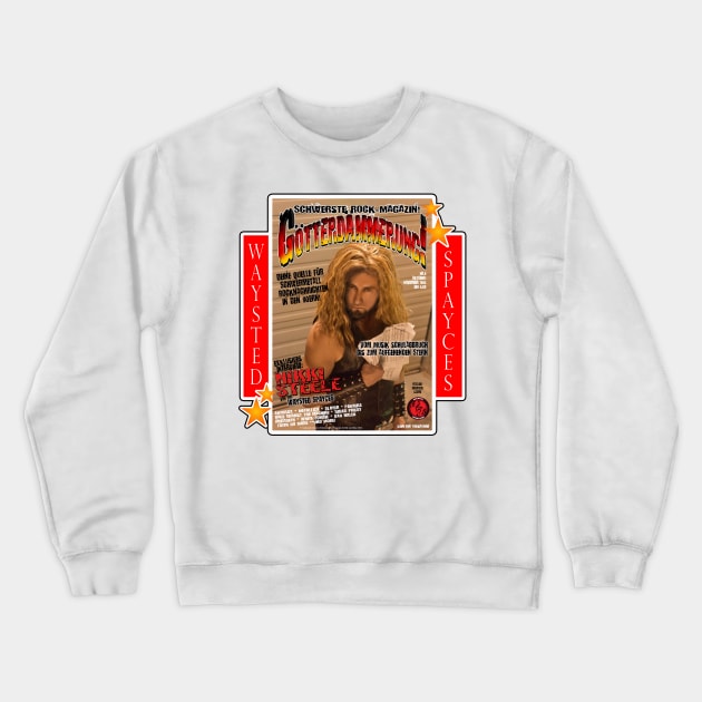 ROCK BOTTOM MAGAZINE COVER TEE Crewneck Sweatshirt by ROCK BOTTOM MERCH TABLE